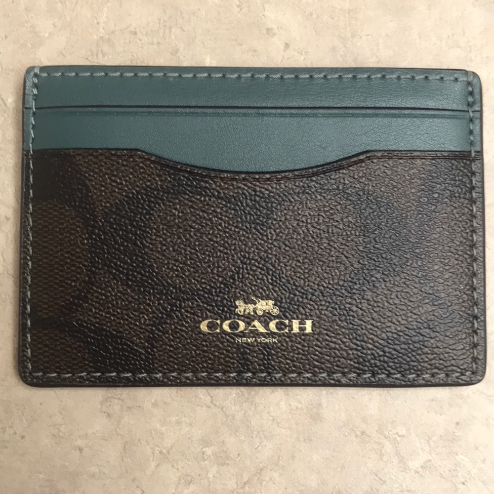 Coach card holder
